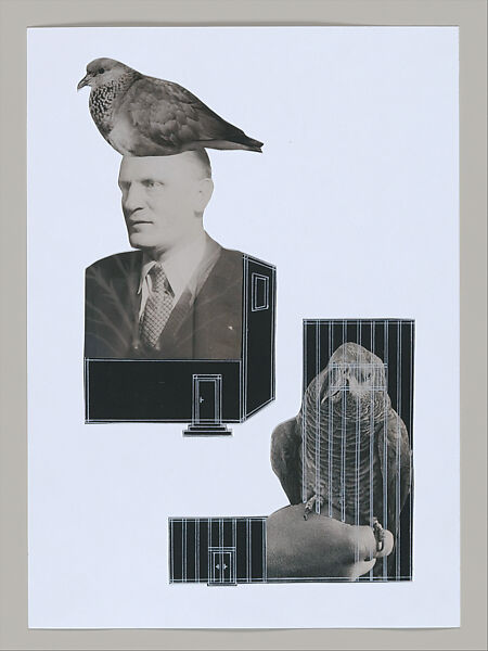 Untitled (Unlearning Instincts), Eva Koťátková (Czech, born Prague, 1982), 96 collages on paper