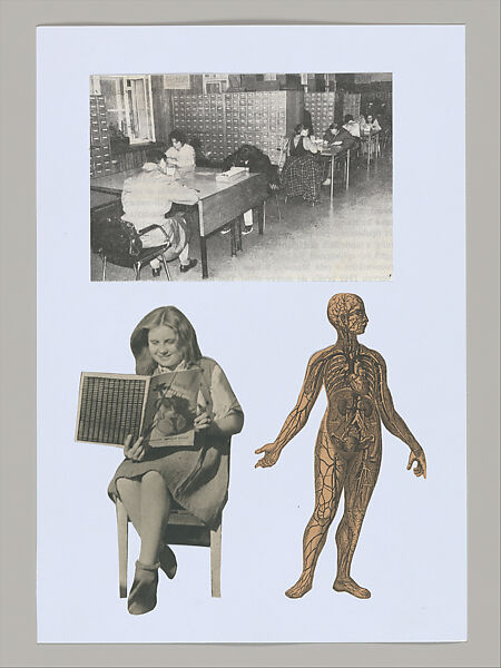 Untitled (Unlearning Instincts), Eva Koťátková (Czech, born Prague, 1982), 96 collages on paper