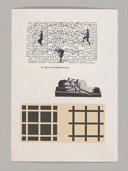 Untitled (Unlearning Instincts), Eva Koťátková (Czech, born Prague, 1982), 96 collages on paper