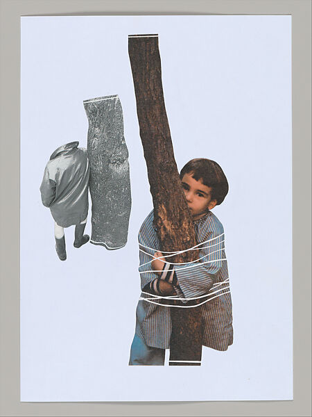 Untitled (Unlearning Instincts), Eva Koťátková (Czech, born Prague, 1982), 96 collages on paper