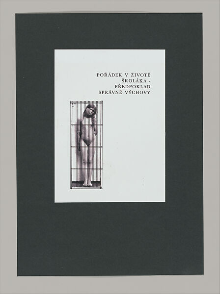 Untitled (Unlearning Instincts), Eva Koťátková (Czech, born Prague, 1982), 96 collages on paper