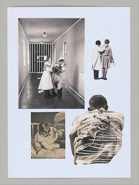 Untitled (Unlearning Instincts), Eva Koťátková (Czech, born Prague, 1982), 96 collages on paper