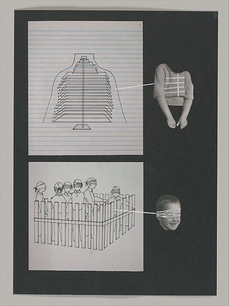 Untitled (Unlearning Instincts), Eva Koťátková (Czech, born Prague, 1982), 96 collages on paper