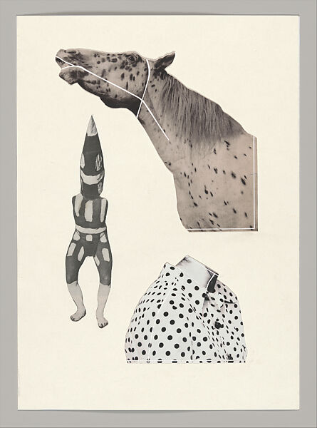 Untitled (Unlearning Instincts), Eva Koťátková (Czech, born Prague, 1982), 96 collages on paper