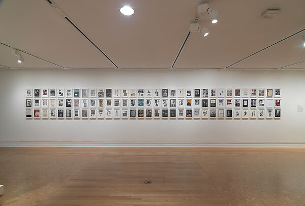 Untitled (Unlearning Instincts), Eva Koťátková (Czech, born Prague, 1982), 96 collages on paper