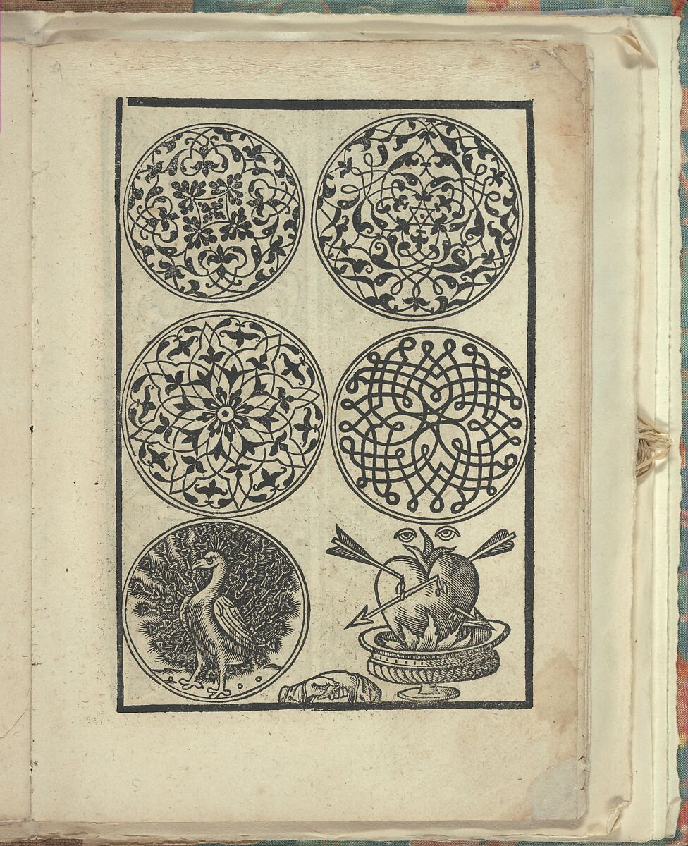 Opera Nova Universali intitulata Corona di racammi, page 28 (recto), Giovanni Andrea Vavassore (Italian, active Venice 1530–1573)  , Venice, Woodcut 