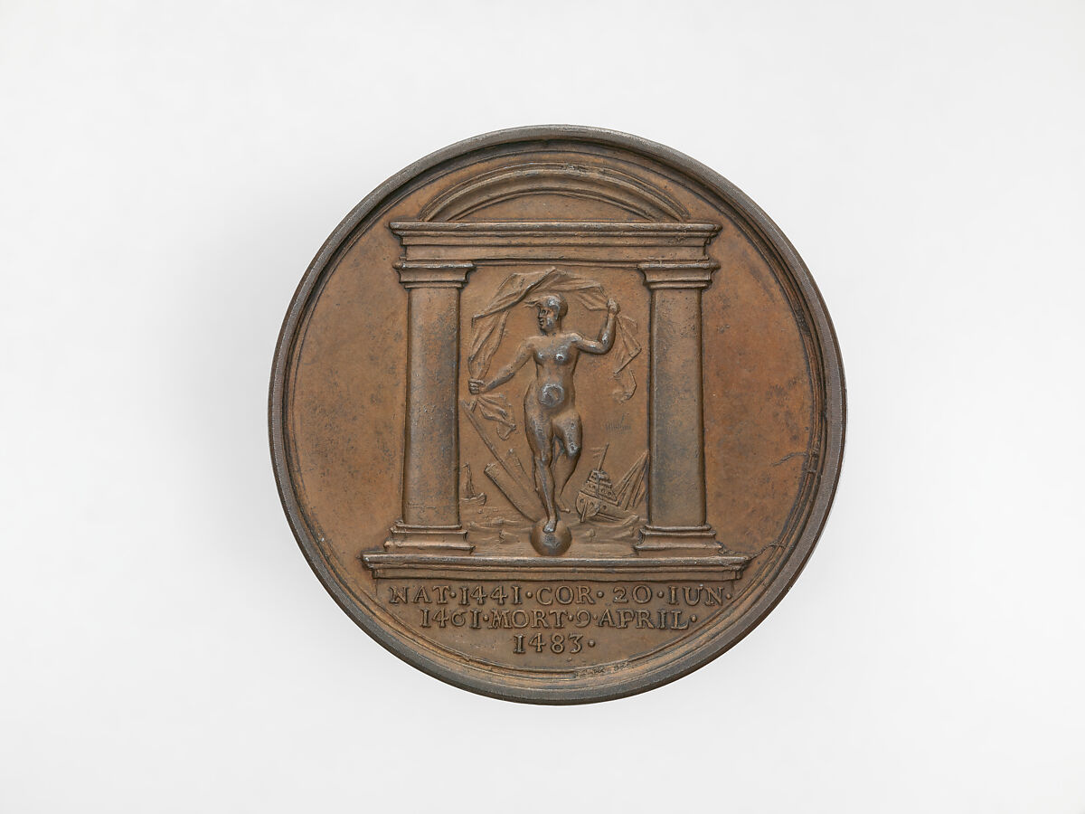 Edward IV, from the English Monarchs series, Medalist: Jean Dassier (Geneva 1676–1763 Geneva), Bronze, British