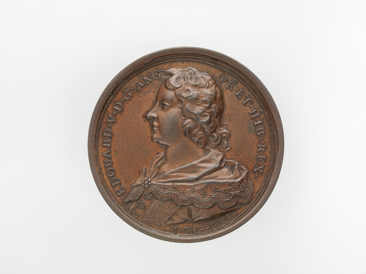 Edward V, from the English Monarchs series, Medalist: Jean Dassier (Geneva 1676–1763 Geneva), Bronze, British 