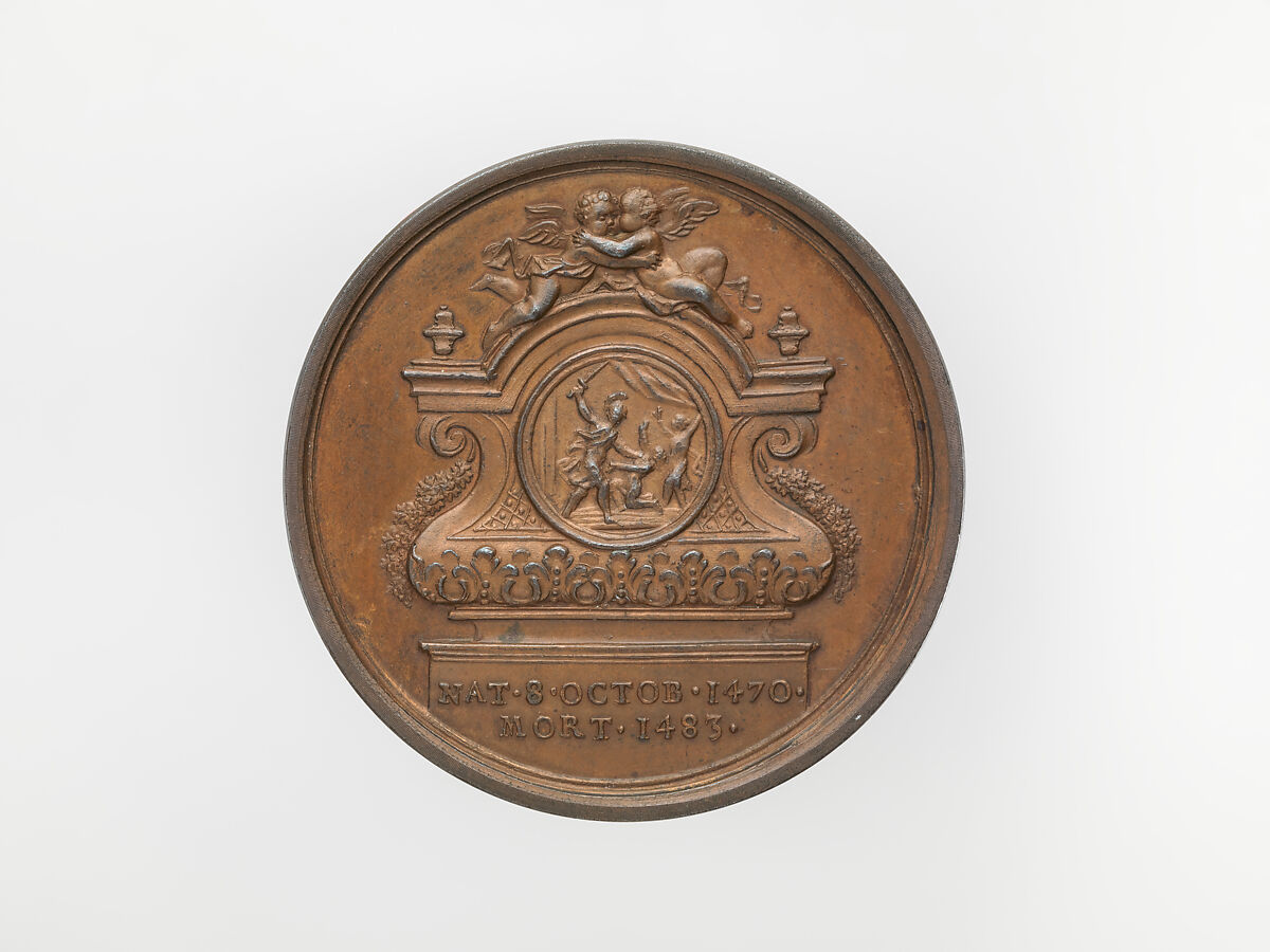 Edward V, from the English Monarchs series, Medalist: Jean Dassier (Geneva 1676–1763 Geneva), Bronze, British