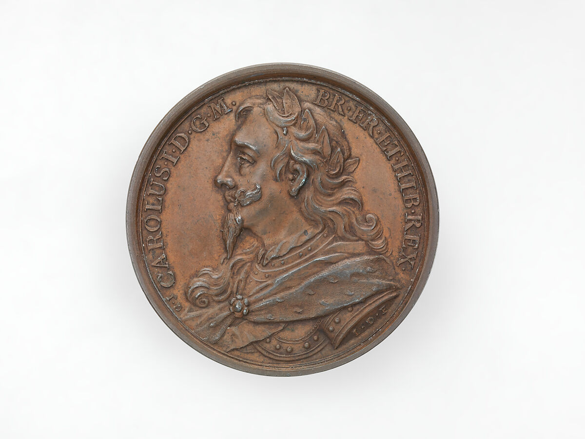 Charles I, from the English Monarchs series, Medalist: Jean Dassier (Geneva 1676–1763 Geneva), Bronze, British 