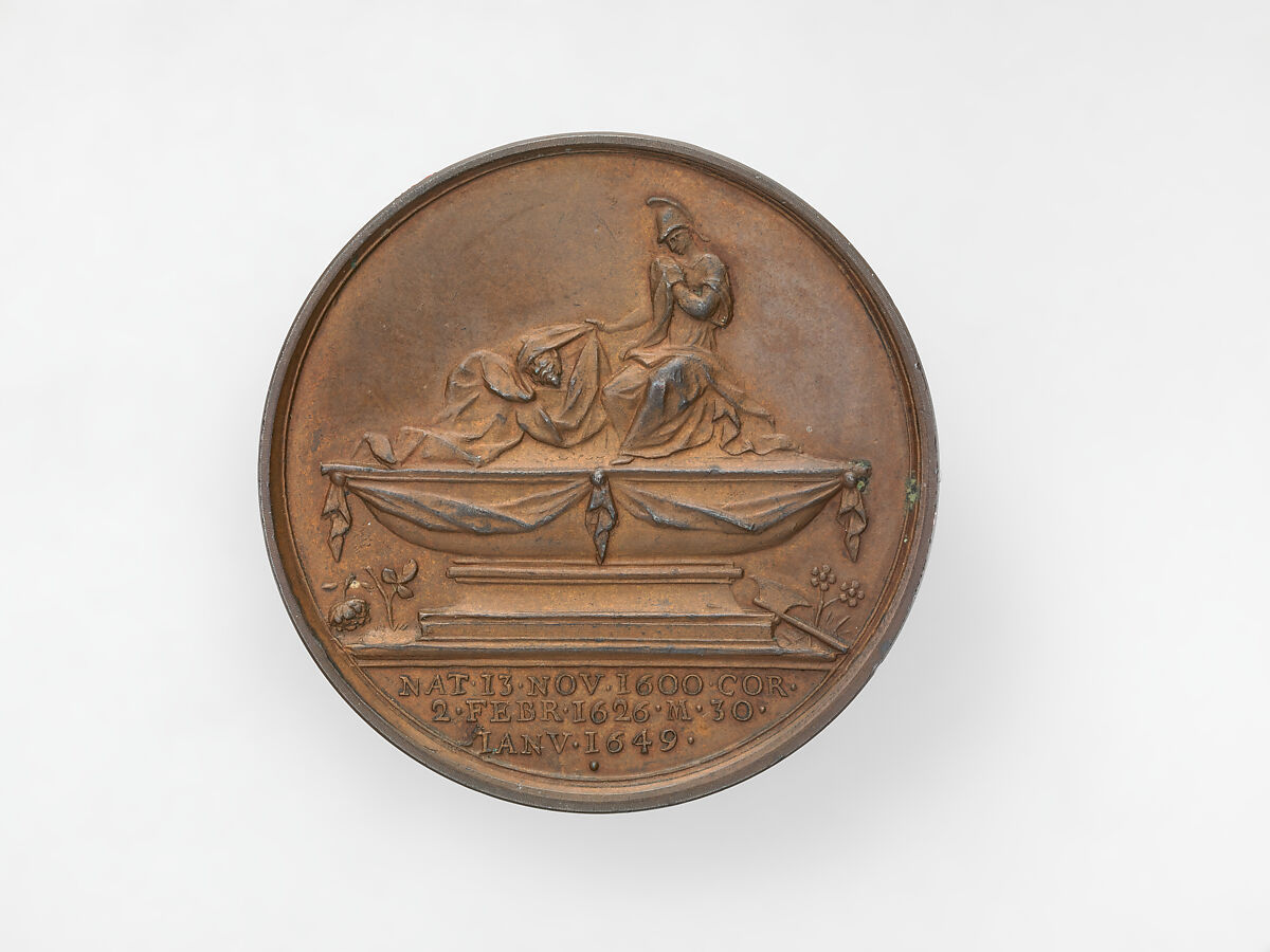 Charles I, from the English Monarchs series, Medalist: Jean Dassier (Geneva 1676–1763 Geneva), Bronze, British