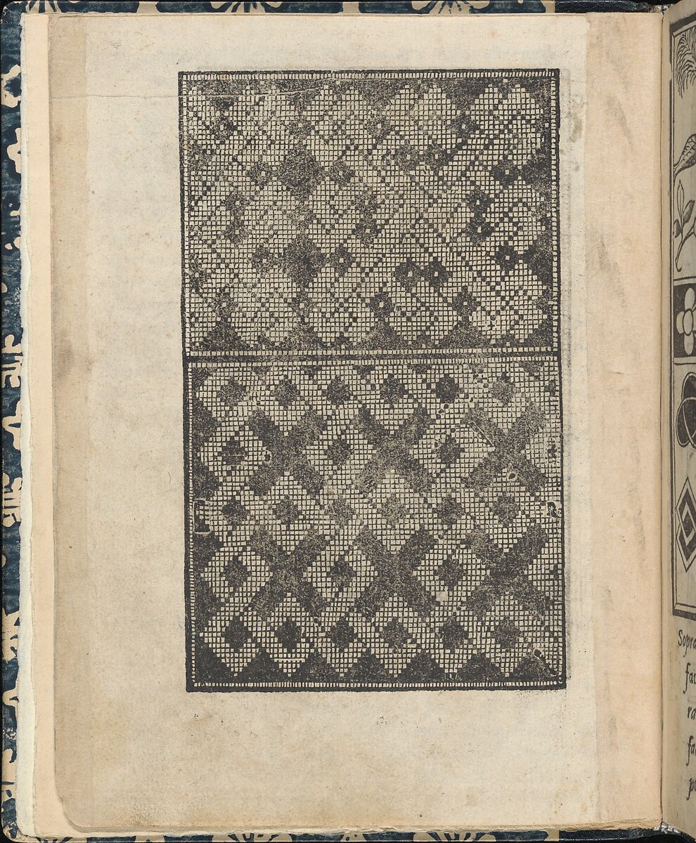 Essempio di recammi, page 2 (verso), Giovanni Antonio Tagliente (Italian, Venice ca. 1465–1528 Venice), Woodcut 