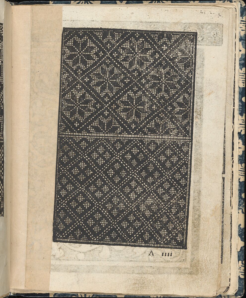 Essempio di recammi, page 6 (recto), Giovanni Antonio Tagliente (Italian, Venice ca. 1465–1528 Venice), Woodcut 