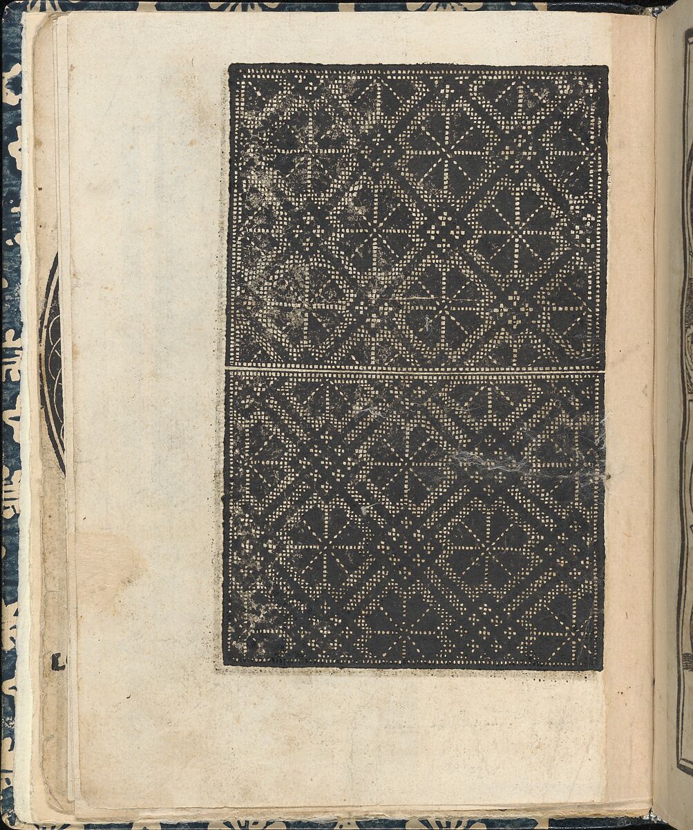 Essempio di recammi, page 8 (verso), Giovanni Antonio Tagliente (Italian, Venice ca. 1465–1528 Venice), Woodcut 