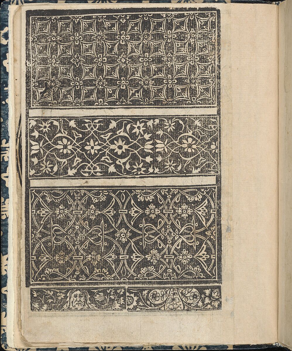 Essempio di recammi, page 13 (verso), Giovanni Antonio Tagliente (Italian, Venice ca. 1465–1528 Venice), Woodcut 