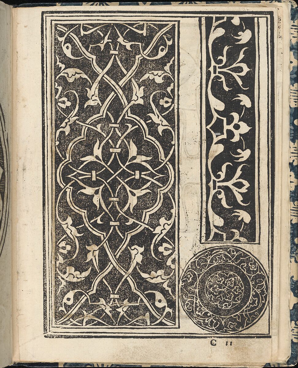 Essempio di recammi, page 18 (recto), Giovanni Antonio Tagliente (Italian, Venice ca. 1465–1528 Venice), Woodcut 