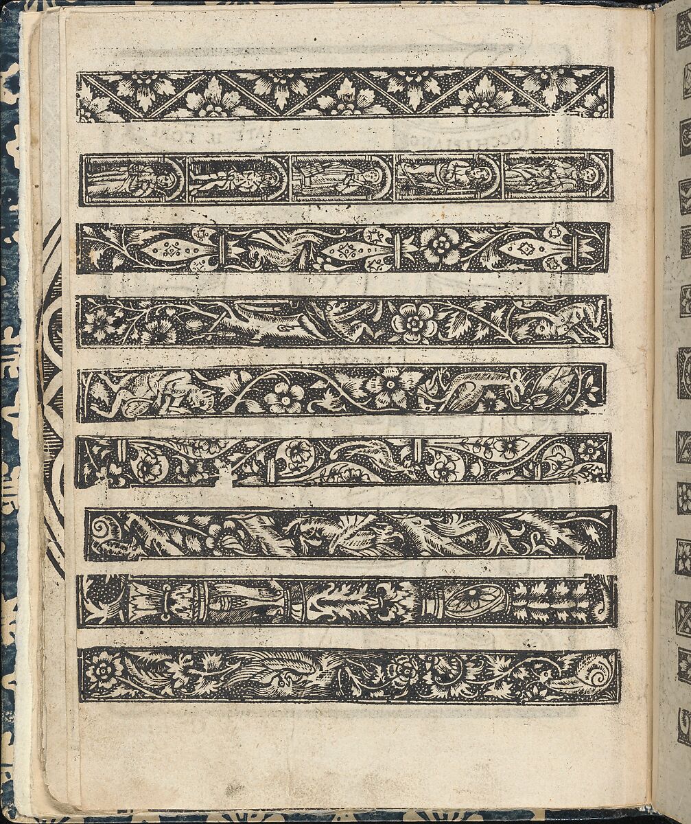 Essempio di recammi, page 19 (verso), Giovanni Antonio Tagliente (Italian, Venice ca. 1465–1528 Venice), Woodcut 