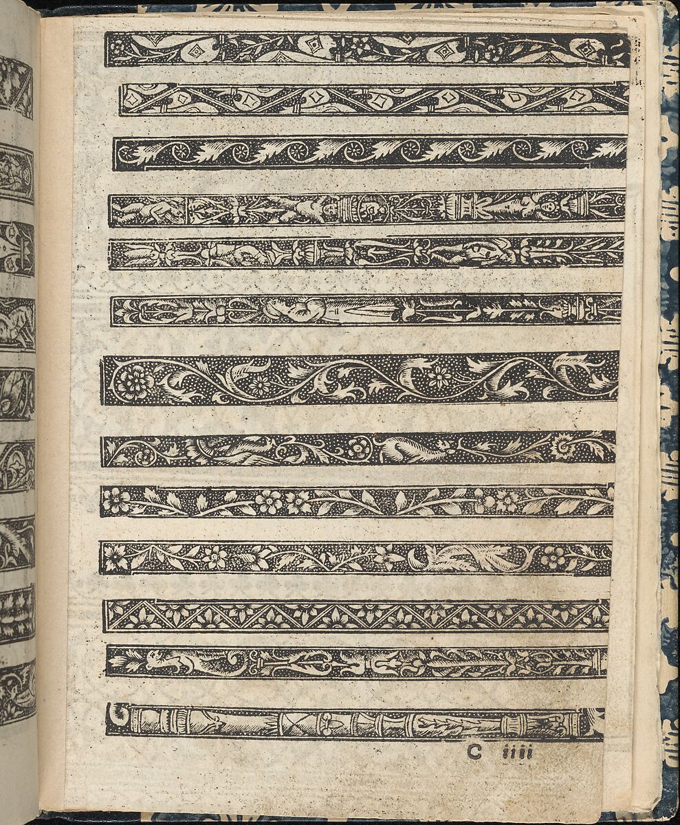 Essempio di recammi, page 20 (recto), Giovanni Antonio Tagliente (Italian, Venice ca. 1465–1528 Venice), Woodcut 
