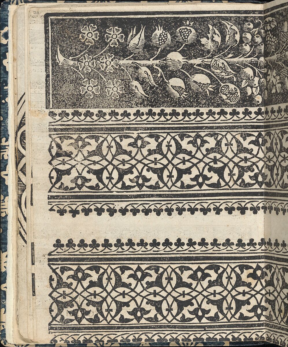 Essempio di recammi, page 20 (verso), Giovanni Antonio Tagliente (Italian, Venice ca. 1465–1528 Venice), Woodcut 