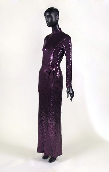 "Mermaid", Norman Norell (American, Noblesville, Indiana 1900–1972 New York), silk, metal, synthetic, American