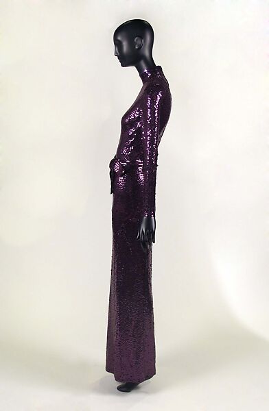 "Mermaid", Norman Norell (American, Noblesville, Indiana 1900–1972 New York), silk, metal, synthetic, American