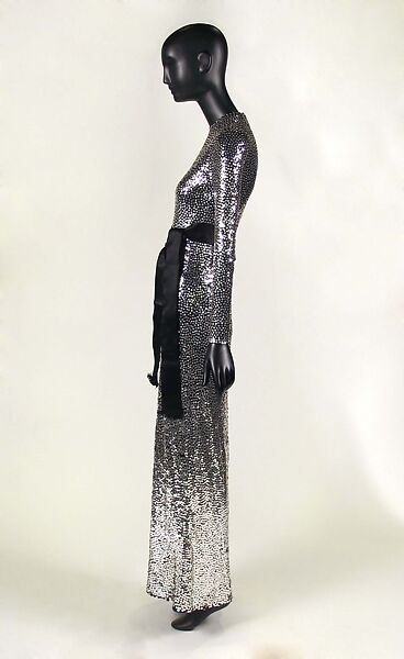 "Mermaid", Norman Norell (American, Noblesville, Indiana 1900–1972 New York), silk, metal, synthetic, American