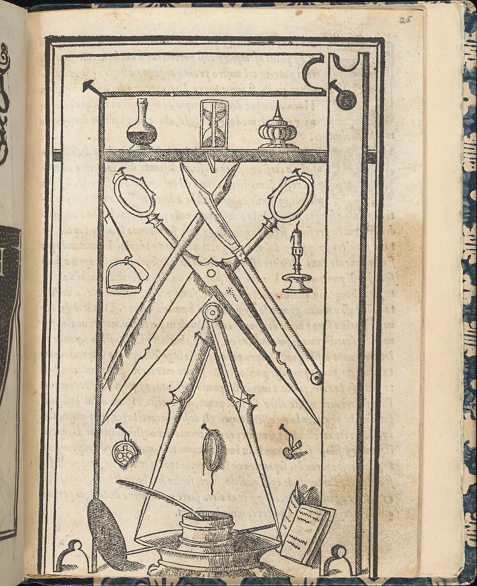 Essempio di recammi, page 25 (recto), Giovanni Antonio Tagliente (Italian, Venice ca. 1465–1528 Venice), Woodcut