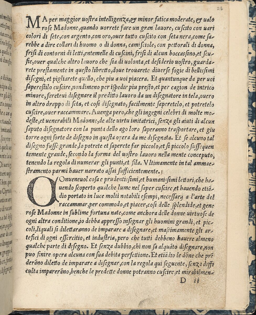 Essempio di recammi, page 26 (recto), Giovanni Antonio Tagliente (Italian, Venice ca. 1465–1528 Venice), Woodcut 