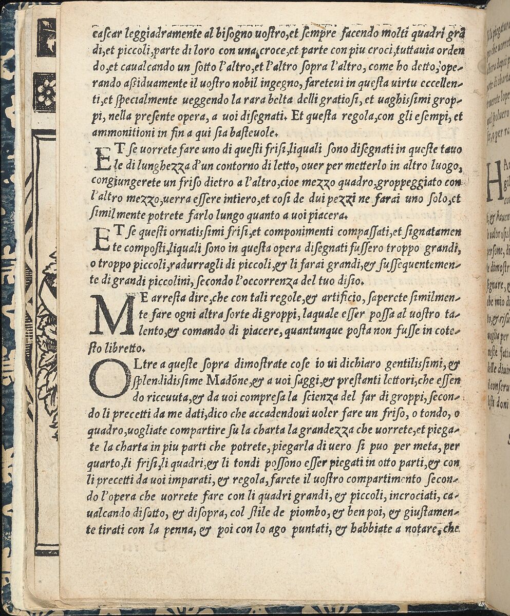 Essempio di recammi, page 27 (verso), Giovanni Antonio Tagliente (Italian, Venice ca. 1465–1528 Venice), Woodcut 