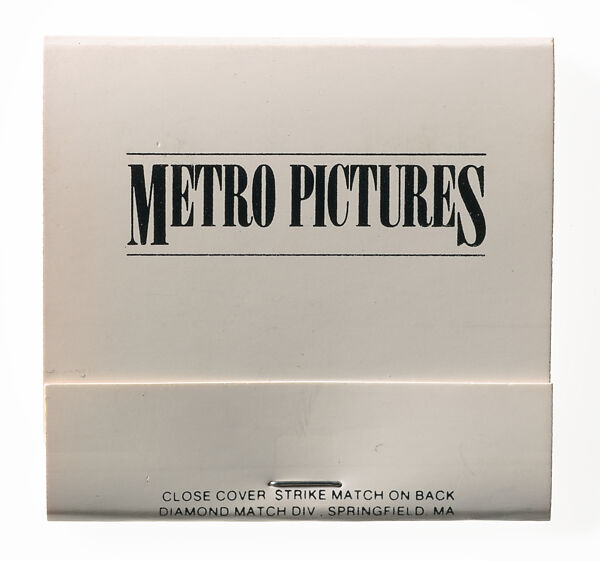 [Matchbook for "Arrangements of Pictures", Metro Pictures, New York City], Louise Lawler (American, born Bronxville, New York, 1947), Printed matchbook 