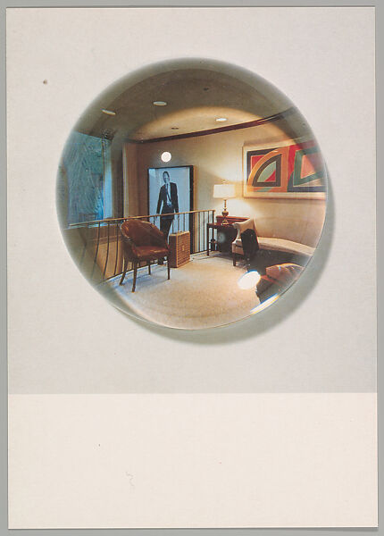 [Postcards produced for "Paperweights, Postcards, Pictures, Cannibalism", Centre d'Art Contemporain, Geneva], Louise Lawler (American, born Bronxville, New York, 1947), Printed postcards with envelope