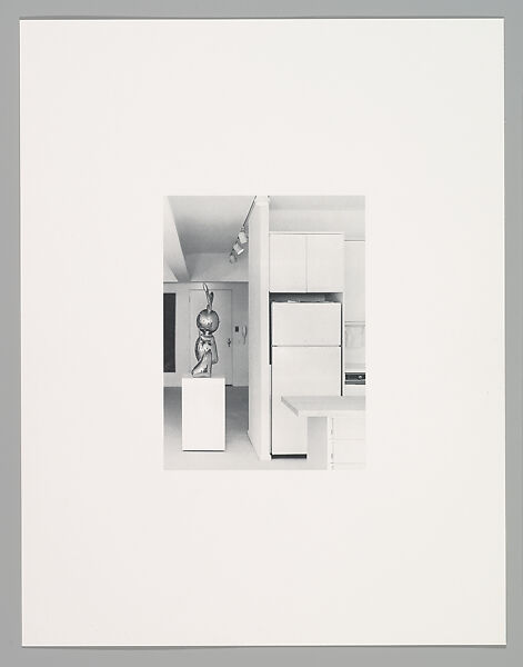 [Announcement and envelope for "A Spot on the Wall", Kunstverein, Munich], Louise Lawler (American, born Bronxville, New York, 1947), Halftone card with envelope