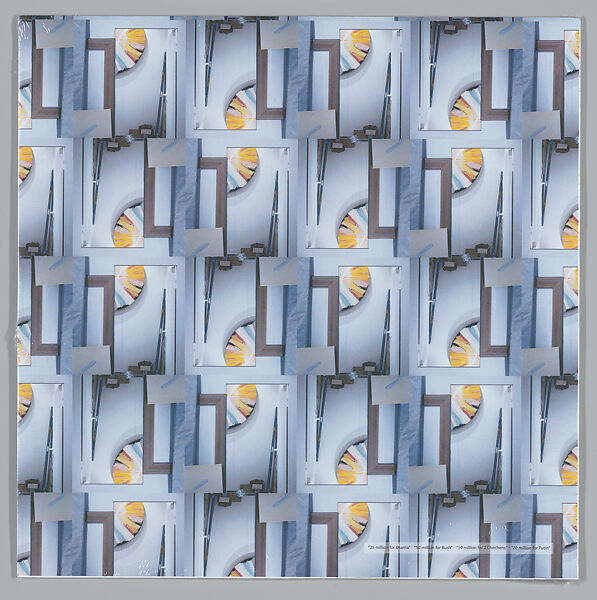 [Gift Wrap produced for "Looking Forward", Metro Pictures, New York City], Louise Lawler (American, born Bronxville, New York, 1947), Printed wrapping paper