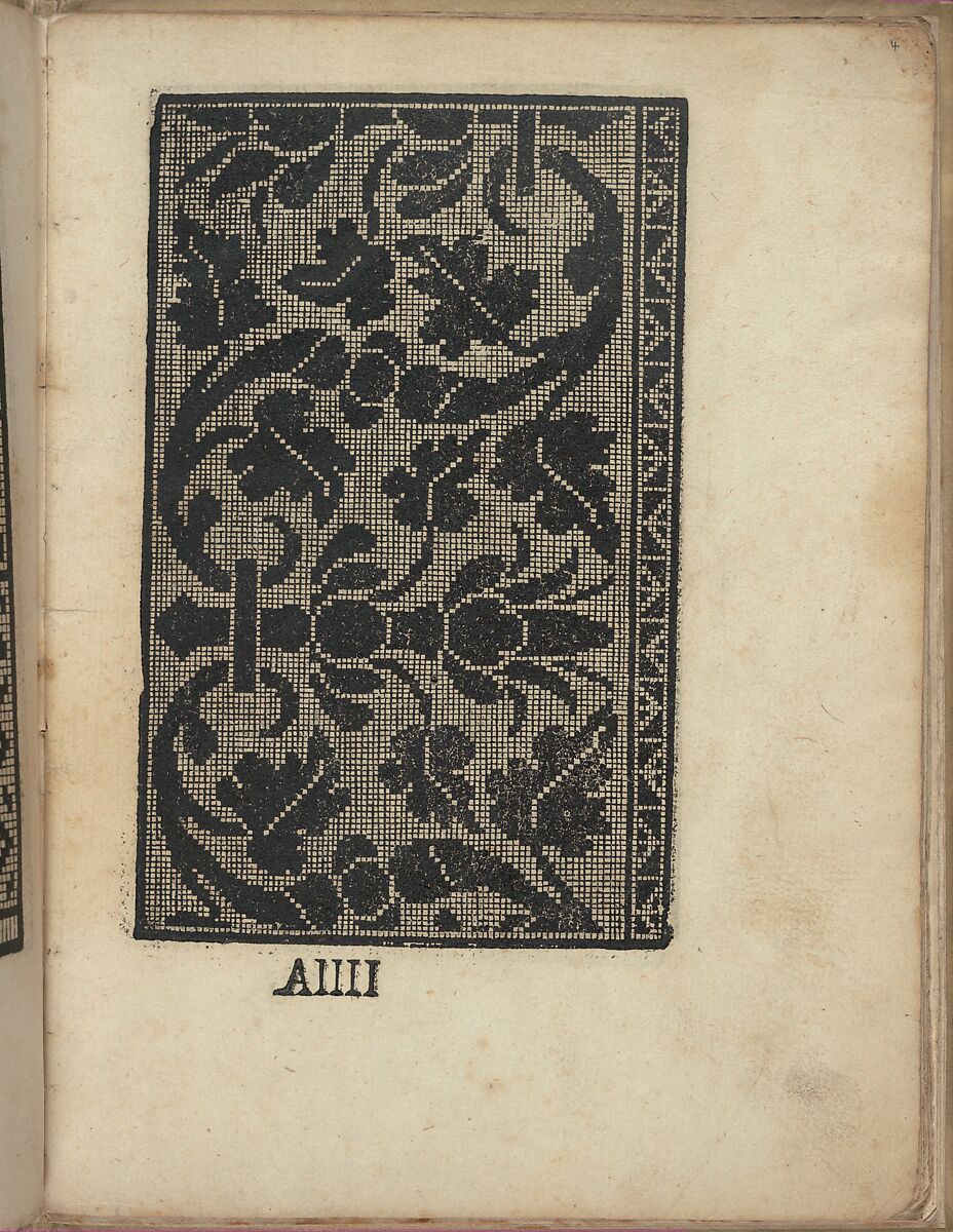 Esemplario di Lauori..., page 3 (recto), Giovanni Andrea Vavassore (Italian, active Venice 1530–1573)  , Venice, Woodcut