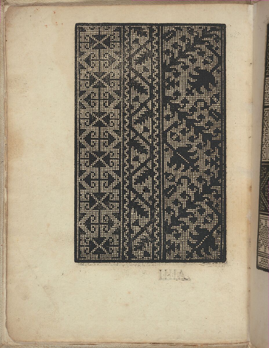 Esemplario di Lauori..., page 3 (verso), Giovanni Andrea Vavassore (Italian, active Venice 1530–1573)  , Venice, Woodcut 