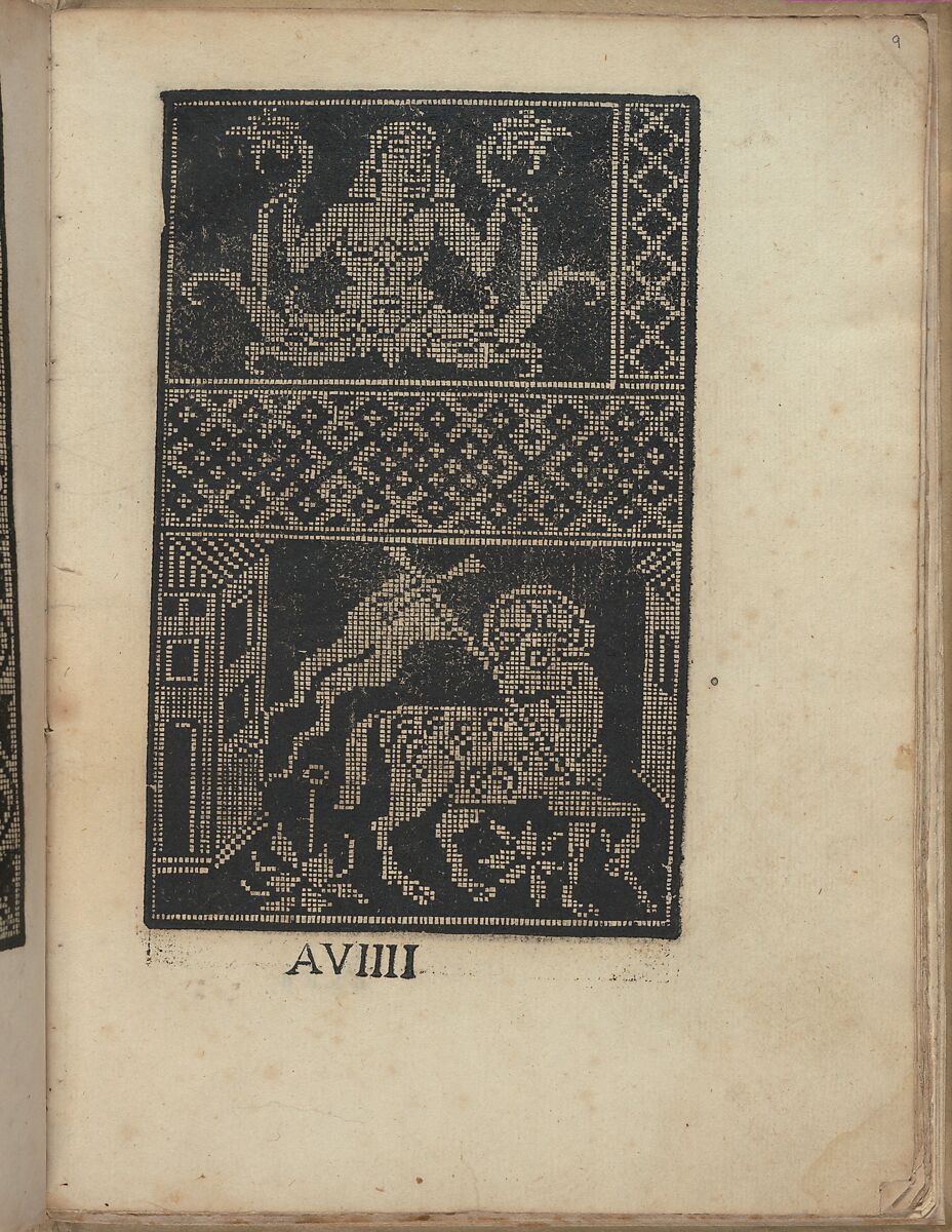 Esemplario di Lauori..., page 5 (verso), Giovanni Andrea Vavassore (Italian, active Venice 1530–1573)  , Venice, Woodcut