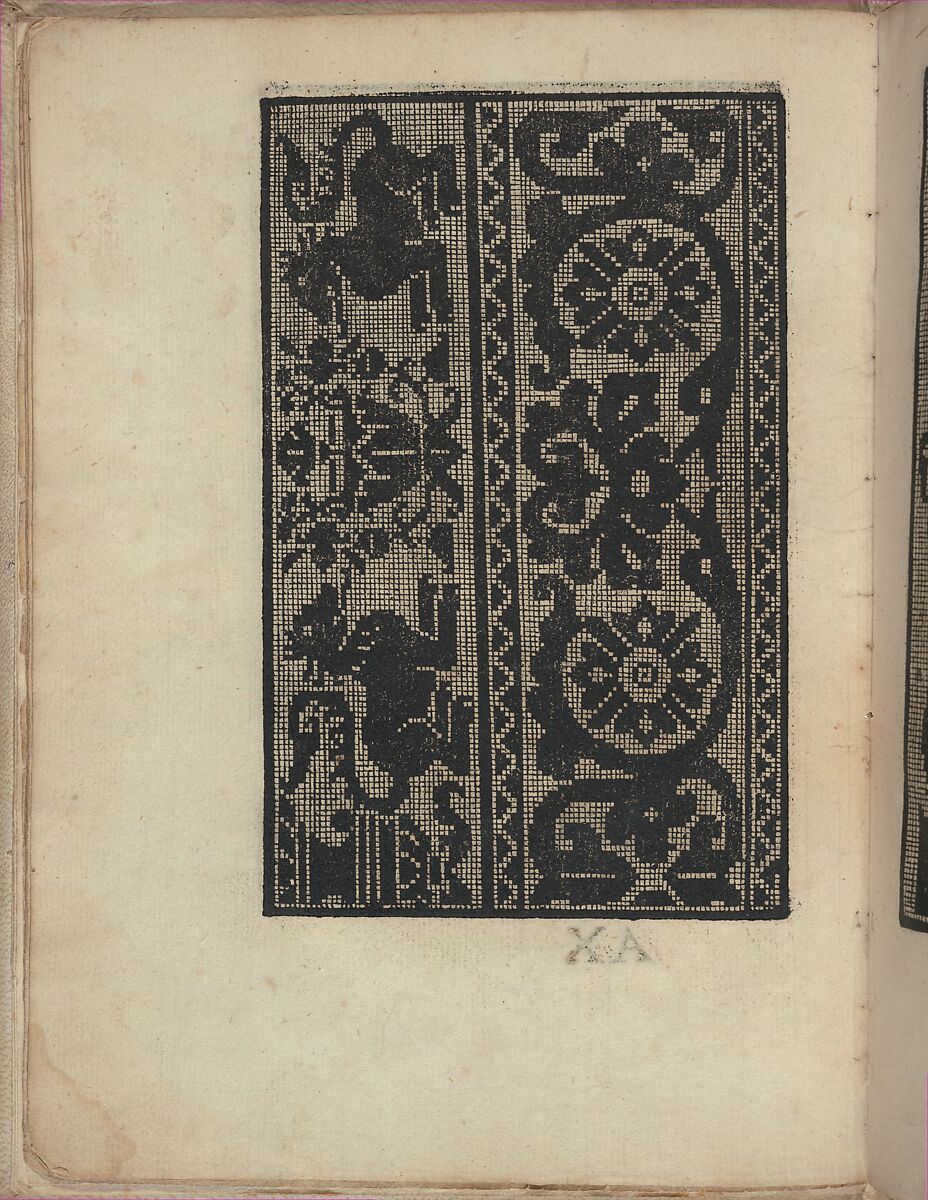 Esemplario di Lauori..., page 6 (verso), Giovanni Andrea Vavassore (Italian, active Venice 1530–1573)  , Venice, Woodcut 