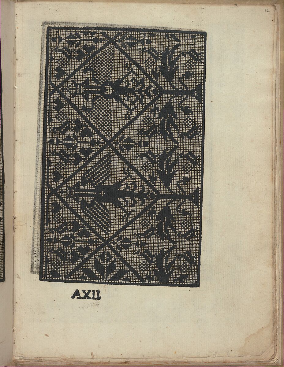 Esemplario di Lauori..., page 7 (recto), Giovanni Andrea Vavassore (Italian, active Venice 1530–1573)  , Venice, Woodcut