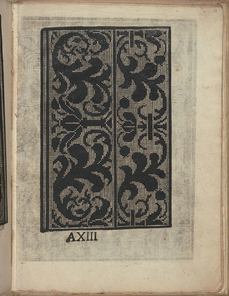 Esemplario di Lauori..., page 7 (verso), Giovanni Andrea Vavassore (Italian, active Venice 1530–1573)  , Venice, Woodcut