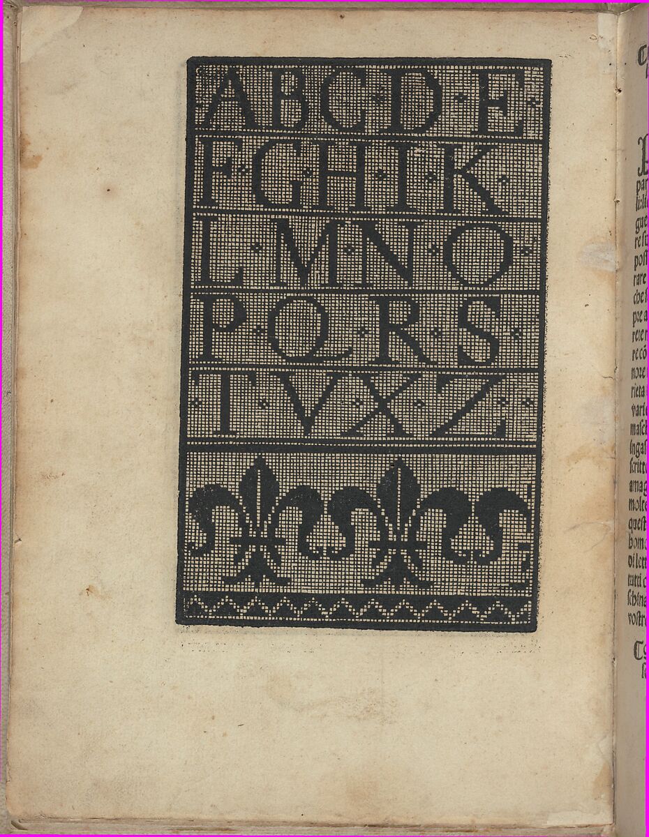 Esemplario di Lauori..., page 14 (recto), Giovanni Andrea Vavassore (Italian, active Venice 1530–1573)  , Venice, Woodcut 