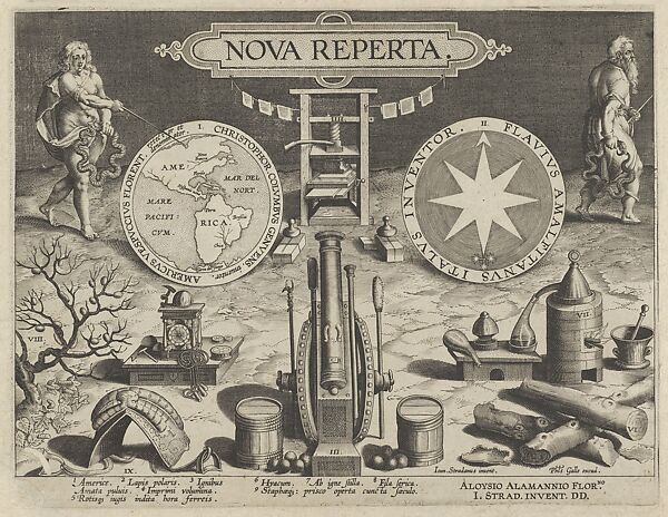New Inventions of Modern Times [Nova Reperta], Title Plate