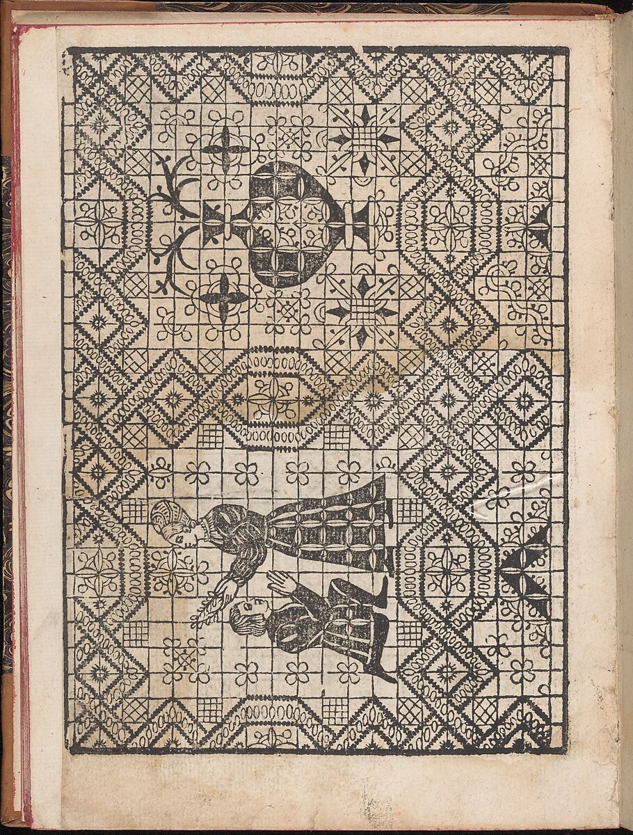 Spechio di pensieri delle belle et Virtudiose donne, page 8 (verso), Matteo Pagano (Italian, 1515–1588)  , Venice, Woodcut 