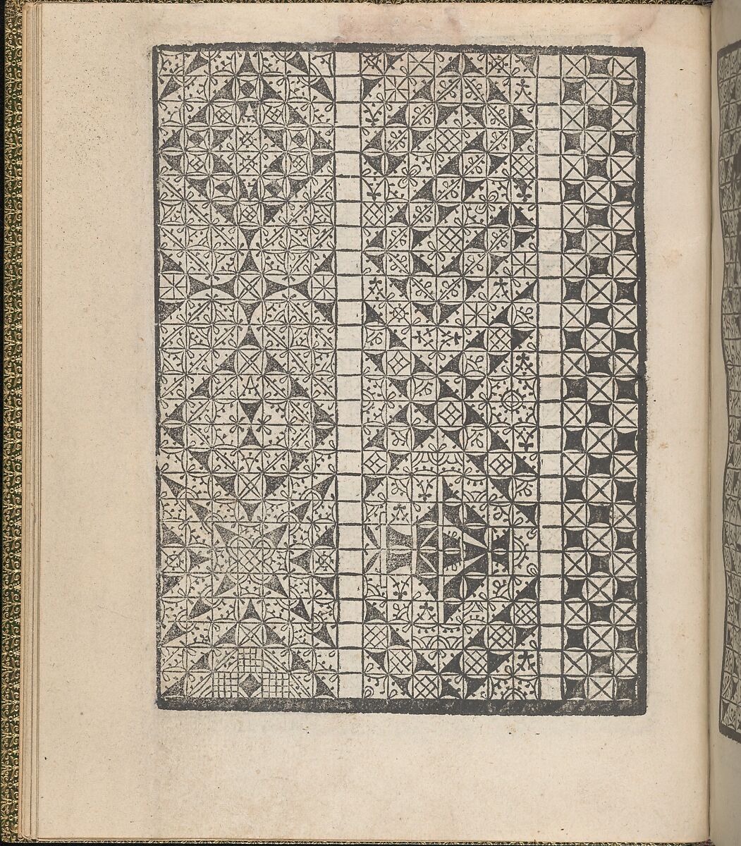 Giardineto novo di punti tagliati et gropposi per exercitio & ornamento delle donne (Venice 1554), page 5 (recto), Matteo Pagano (Italian, 1515–1588), Woodcut