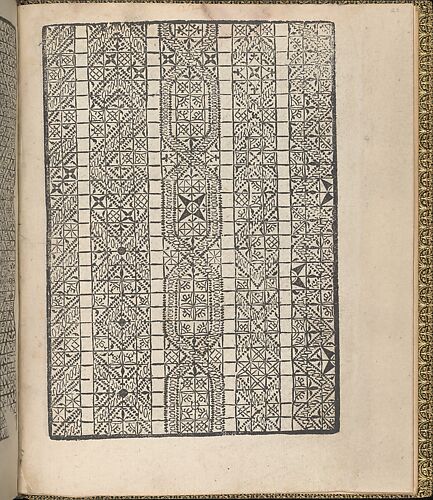 Giardineto novo di punti tagliati et gropposi per exercitio & ornamento delle donne (Venice 1554), page 23 (recto)
