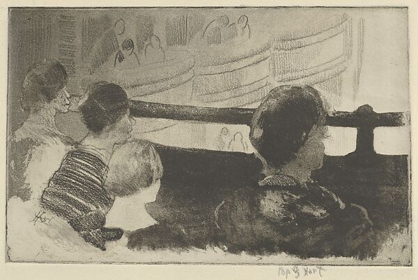 Matinee, George Overbury "Pop" Hart (American, Cairo, Illinois 1868–1933 New York), Softground and aquatint 