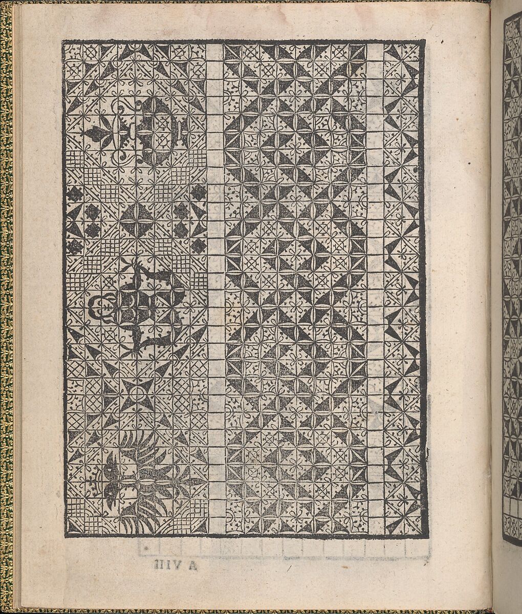 Ornamento delle belle & virtuose donne, page 5 (verso), Matteo Pagano (Italian, 1515–1588)  , Venice, Woodcut