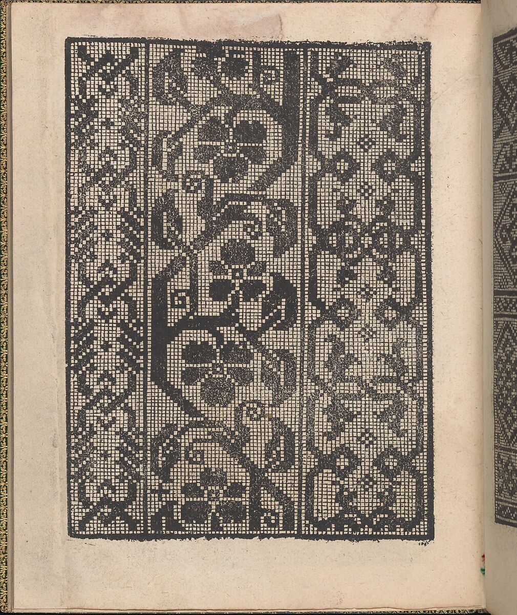 Ornamento delle belle & virtuose donne, page 12 (recto), Matteo Pagano (Italian, 1515–1588)  , Venice, Woodcut