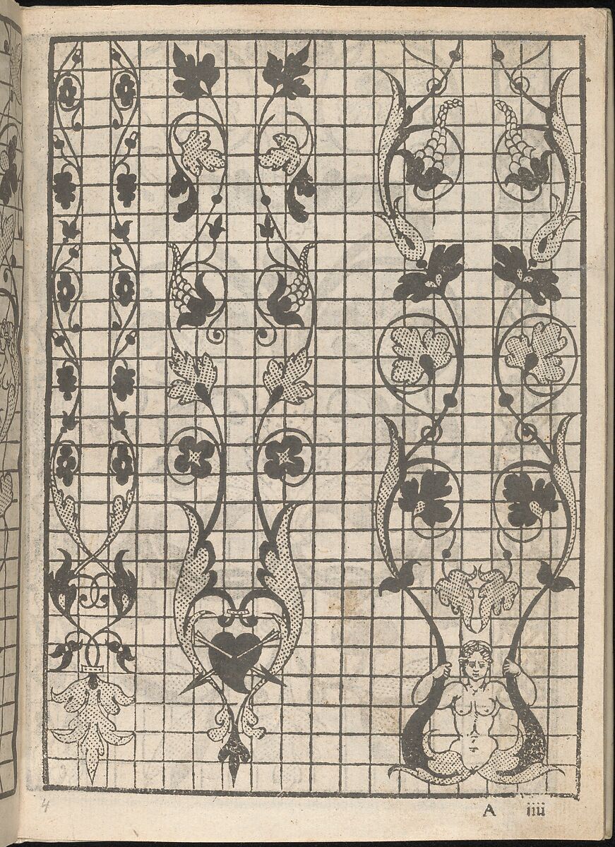 Splendore delle virtuose giovani, page 4 (recto), Iseppo Foresto (Italian, active Venice, 1557), Woodcut