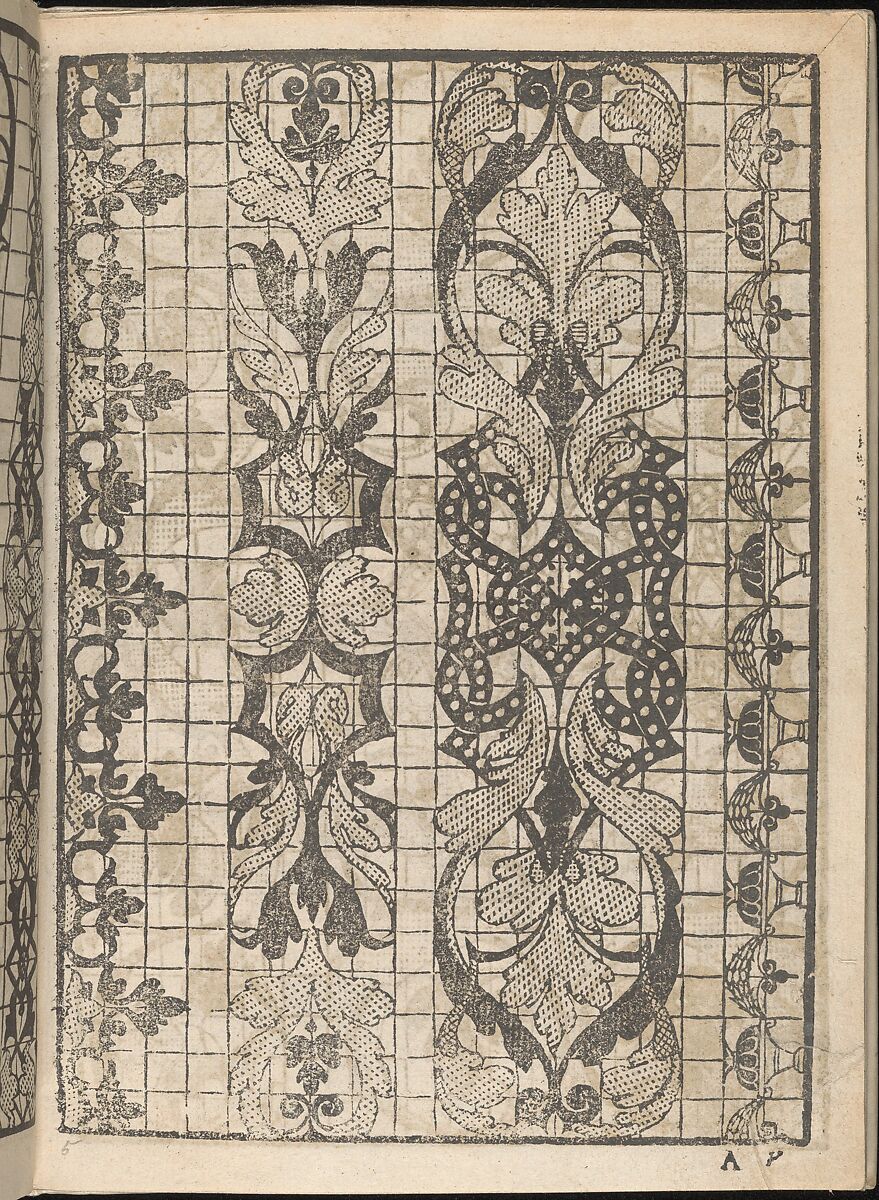Splendore delle virtuose giovani, page 5 (recto), Iseppo Foresto (Italian, active Venice, 1557), Woodcut