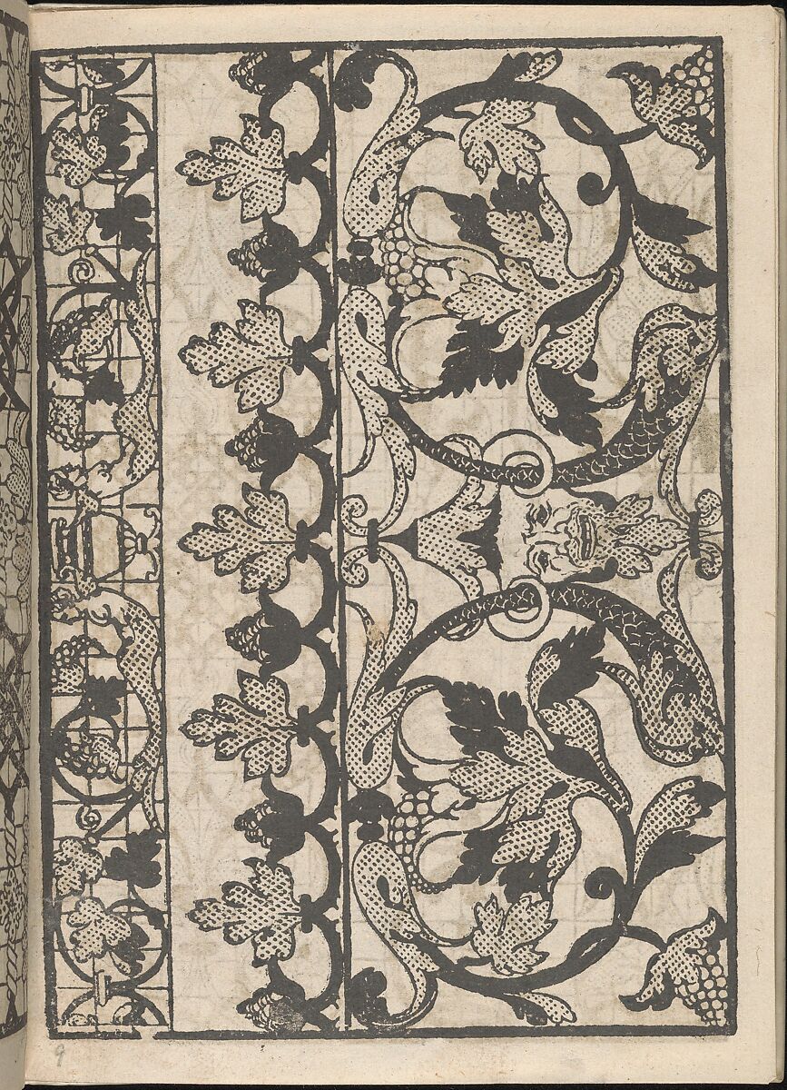 Splendore delle virtuose giovani, page 9 (recto), Iseppo Foresto (Italian, active Venice, 1557), Woodcut